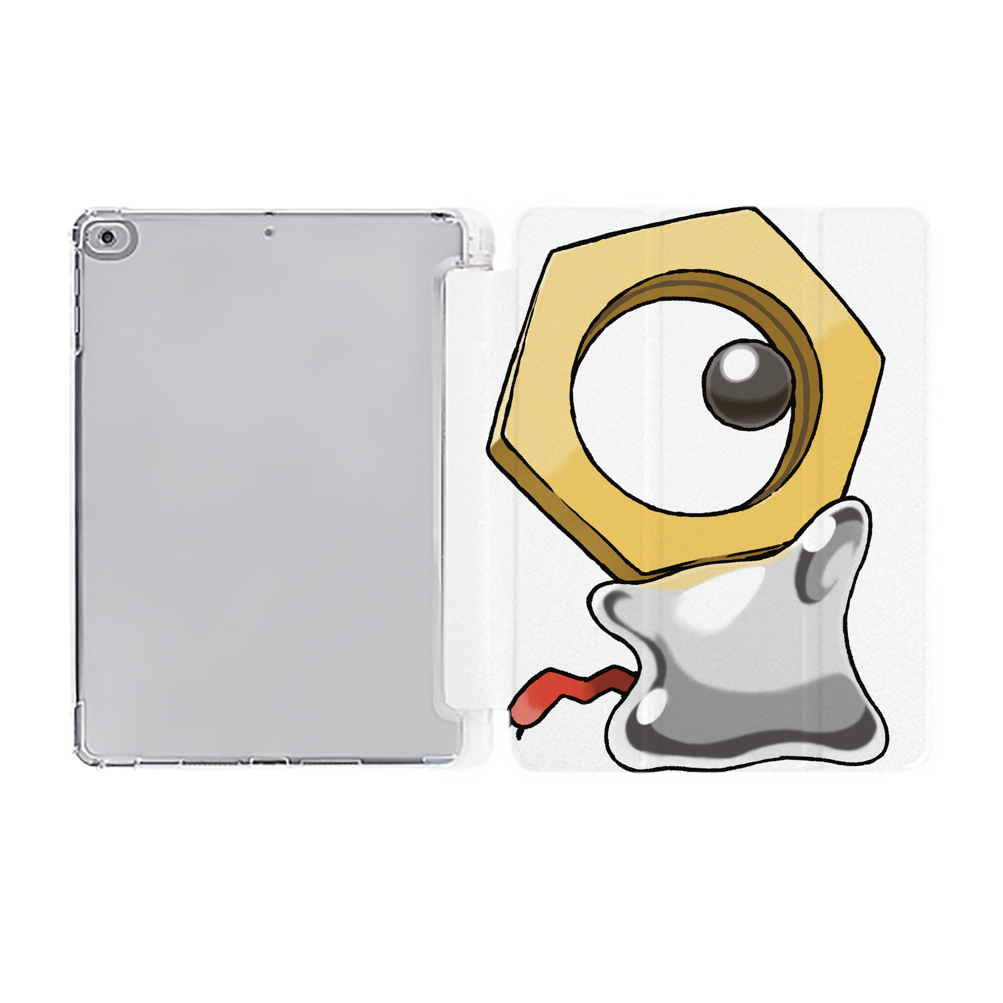 （画像用） ポケットモンスター Pokémon IPad ケース ペン収納付き 三つ折りスタンド PUレザー×シリコン 対応機種9.5/10.5/10.9インチ